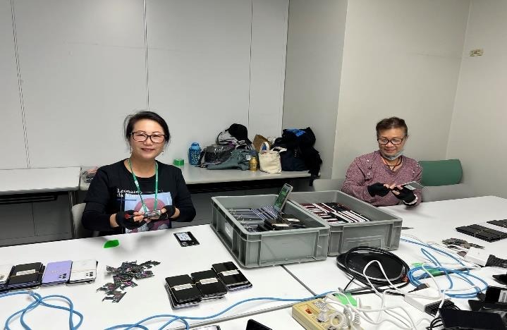Yokohama workshop inspection work