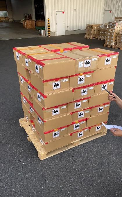 Sealing work and ready for export